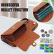 thumbnail image 3 of iPhone 16 RFID Para Que Bloquea la Funda Protectora para Billetera, Funda Tapa Magnética, Bolsillo con Ranuras para Múltiples Tarjetas con Correa para el Hombro y Correa para la Muñeca Desmontables, 3 of 8