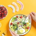 thumbnail image 3 of 100Pcs Disposable Food Storage Cover Reusable Elastic Fresh Food Covers Stretch Wrap Bowl Dish Food Cover Fresh Keeping Bags Shower Cap, 3 of 4