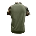 thumbnail image 3 of Homeyce Mens 250 Anniversary Usa Polo Shirt Short Sleeve American Flag Golf Shirts 4th Of July Independence Day Polo T-Shirts Button Down 250 Years Of Liberty Patriotic Tee,Green 3XL, 3 of 3