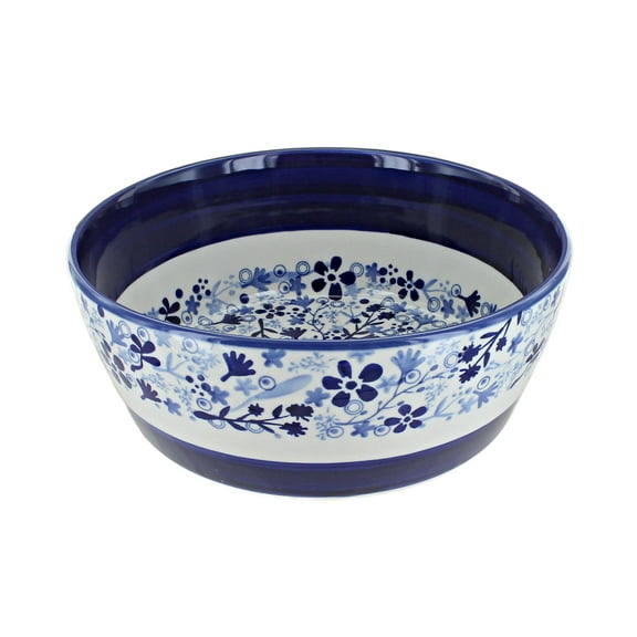 Blue Rose Polish Pottery Eloise Serving Bowl