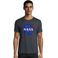 thumbnail image 1 of Hanes Mens Graphic Tee, L, NASA Meatball/Slate Heather, 1 of 3