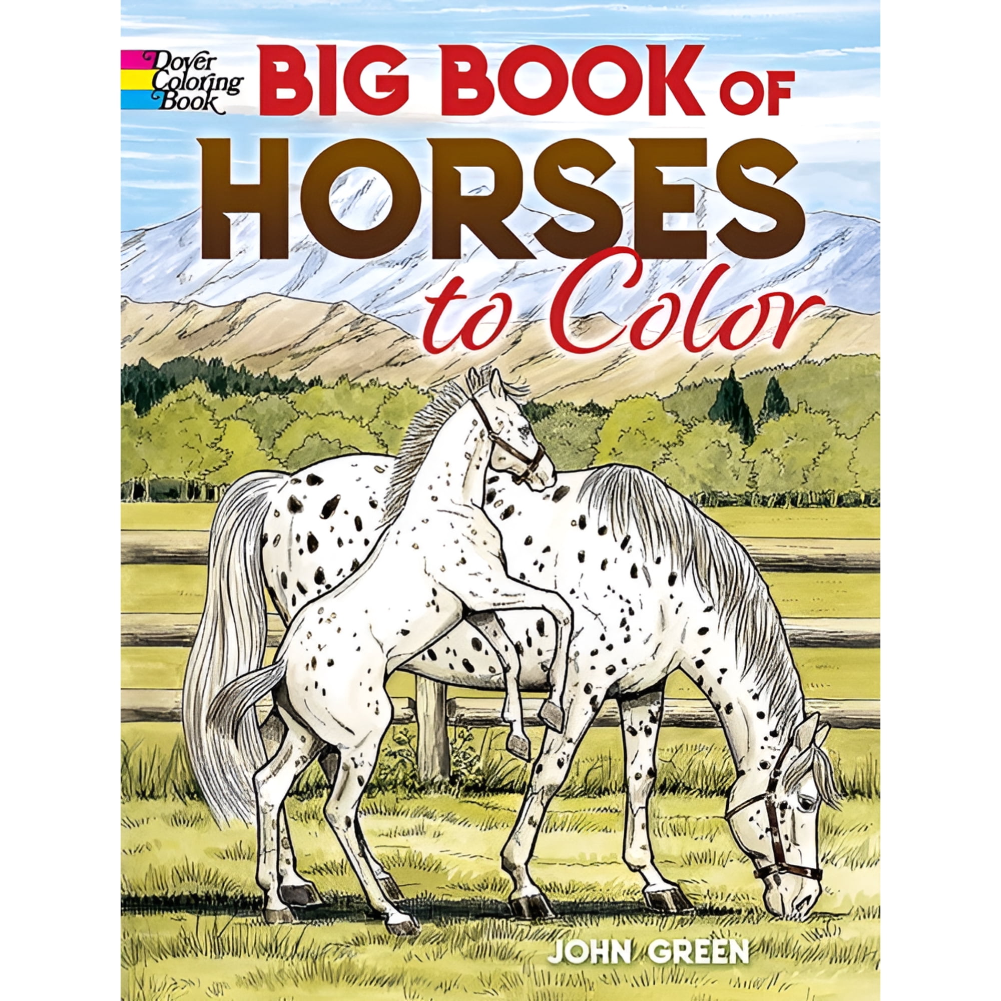 Big Book of Horses to Color (Paperback) by John Green