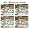 thumbnail image 7 of ODIKA 8'x10' Washable Area Rug Retro Playful Funky Asymmetrical Motif Designer Bathroom Abstract for Dining Room, Large Office, Lounge, Non-Slip Chair-Friendly Mat, 7 of 7