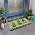 thumbnail image 4 of St Patricks Day Door Mat 30X17 Inch Lucky Shamrocks Indoor Doormat Entrance Rugs St. Patrick''s Day Welcome Doormat Home Carpets, 4 of 6