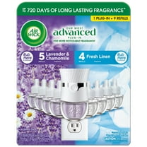 Airwick Essential Oil Air Freshener, 1 Unit 9 Refill (Lavender & Fresh Waters)