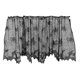 thumbnail image 1 of Halloween Lace Window Curtain Spider Web Bats Door Curtain Lampshade Fireplace Cloth Decor for Spooky Halloween Ghost Festival Party Decoration(Black), 1 of 4