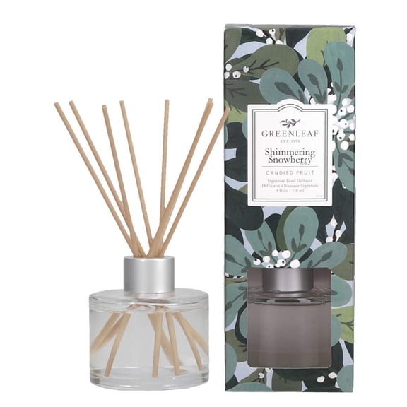 Greenleaf Gifts Reed Diffuser-Shimmering Snowberrydiff
