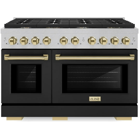 Zline Sgrsz-Blm-48-G Autograph Edition 48" Wide 6.7 Cu. Ft. Free Standing Fingerprint