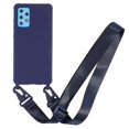 thumbnail image 1 of KAIYANG Funda de TPU mate flexible para Samsung Galaxy A53 5G con correa ancha y protección integral Estilo B Samsung Galaxy A53 5G Azul oscuro, 1 of 5