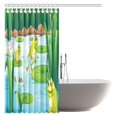thumbnail image 2 of Cortina de Ducha ABPHQTO animales rana 160x180 cm, 2 of 3
