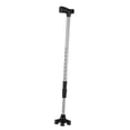 thumbnail image 3 of bastones para caminar,Bastón de acero inoxidable ajustable,Bastón Telescópico Base Cuádruple Punta Antideslizante,Bastones para Hombres Mujeres Base estable,Equilibrio Ayudas Yuyangstore bastones para caminar, 3 of 8