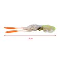 thumbnail image 4 of Paquete de 2-4 señuelos de pesca blandos, aparejos de pesca artificiales duraderos, calamar elástico vívido 2 piezas, 4 of 8