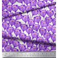 thumbnail image 3 of Soimoi Poly Georgette Fabric Tulip Flower Print Fabric by Yard 52 Inch Wide, 3 of 3