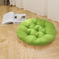 thumbnail image 3 of Tianherq 2 Pack Round Floor Pillows for Adults, Seat Cushions for Office Chair Pads Garden Patio Furniture Desk Stool Pad 15.7in, Green, 3 of 6