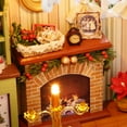 thumbnail image 7 of Carevas DIY Christmas Miniature 3D Wooden Dollhouse, 7 of 7
