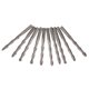 thumbnail image 1 of Fresa de extremo de broca espiral CNC de acero de 2 flautas de 3,175 mm, 10 unidades 22 mm de filo, 1 of 9