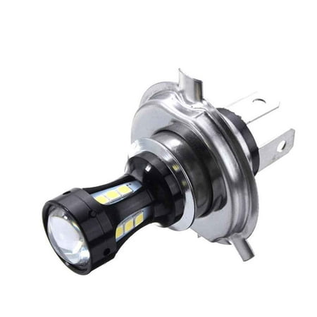 6.74x4.73CM H4 18W Motorcycle 3030 LED Beam Headlights Motorbike Lights Lamps Bulbs DC 12-24V