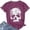 Wine, variant on Casual T Shirts for Women Skull Print Fashion Short Sleeve Crew Neck Loose Fit Women Tops