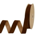 thumbnail image 3 of LoomJoyz 1 Inch x 25 Yards Brown Velvet Ribbon - Premium Soft Craft Ribbon for Gift Wrapping, Wedding Bouquets, and Holiday Decorations, 3 of 9