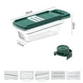 thumbnail image 2 of Multi-Function Chopper, Easy Disassembly Vegetable Slicer with Non-Slip Feet for Kitchen, Ergonomic Design with Hand Protection (1PCS), 2 of 7
