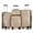 A-Champagne, variant on Gowill 4 Piece Hardside Luggage Set 27/23/19/12 inch Hardshell Lightweight Spinner Wheels Carry-on and Checked Suitcase.Iron Gray