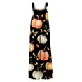 thumbnail image 6 of WTOBBY Casual Sleeveless Jumpsuit for Women in Cotton, Halloween Print Design for Stylish Outfits, Lightweight and Comfortable for All-Day Wear,SaffronS, 6 of 6