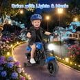 thumbnail image 4 of OLAKIDS Kids Motorcycle, 6V Ride On Toy with Training Wheels, Forward/Reverse Switch, Music & Headlights for Toddlers 3+ Years, 4 of 8