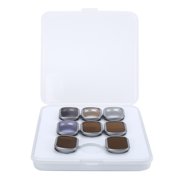 Riousery 8 in 1 Optical Glass UV/CPL/ND8/16/32/64/Star/Night Drone Lens Filter Set for FPV Combo (5.12 inches / 13.0 cm)