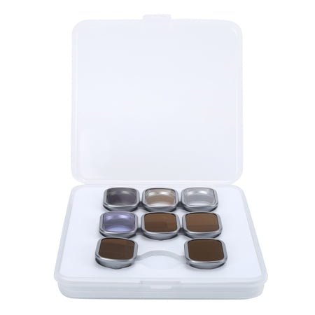Riousery 8 in 1 Optical Glass UV/CPL/ND8/16/32/64/Star/Night Drone Lens Filter Set for FPV Combo (5.12 inches / 13.0 cm)