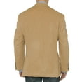 thumbnail image 4 of Mens Camel Modern Fit Blazer Luciano Natazzi 2 Button Luxe, 4 of 6