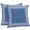 Navy Blue, variant on Navy Blue Geometric Throw Pillow Covers 16x16 Inch Set of 2, White Greek Key Design Burlap Modern Art Waterproof Outdoor Pillow Covers, Decorative Cushion Pillowcases for Couch, Sofa, Bed, Patio