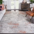 thumbnail image 2 of SAFAVIEH Invista Gerard Abstract Area Rug, Grey/Light Grey, 6'7" x 6'7" Square, 2 of 9