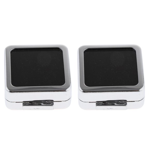 2x Metal Velvet GEM JARS DIAMANTE PINTURA Almacenamiento Herramienta Piedra de Piedras Beads Organizer Accessories Yinane  vitrina de diamantes