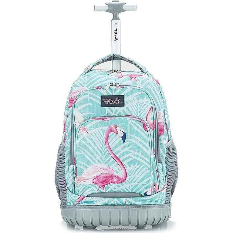 Amazon Little Girl Rolling Backpack 18 Inch School Rolling Backpack Wheeled  Backpack For Girls Kids School