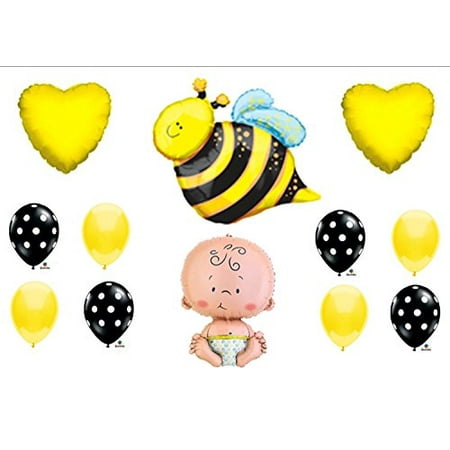 What Will It Bee Baby Shower Gender Reveal Party Balloons