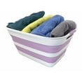 thumbnail image 4 of SAMMART 27L (7.1 Gallons) Collapsible Plastic Laundry Basket with Handle-Foldable Pop Up Storage Basket with handle, 4 of 6
