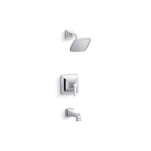 Open Box Kohler TS27403-4G-CP 1.75 GPM Riff Rite-Temp Bath & Shower Faucet Trim Set - Polished Chrome