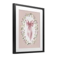 thumbnail image 2 of Stupell Industries French Country Ribbon with Oval Florals Black Framed Print Under Glass, 13 x 16, by Christine Simpson Art, 2 of 8