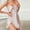 Pink, variant on Sakmal Pink Chemise Nightgowns for Women Spaghetti Straps Lightweight Silky Stretchy Sleepwear Lace Short V-Neck Sleeveless Chemises S-XL