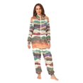 thumbnail image 2 of FORMRS Onesies Pajama for Adults Unisex Hoodie Winter Jumpsuit One Piece Sleepwear, Sizes S-2XL, Artistic Desert Waves, 2 of 7