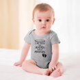 thumbnail image 2 of I Am Proof That God Answers Prayers - Baby Clothes - Funny Newborn Bodysuit Outfits for Boys And Girls Gray-style-1 3months, 2 of 7