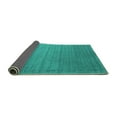 thumbnail image 2 of Ahgly Company Indoor Rectangle Abstract Turquoise Blue Contemporary Area Rugs, 2' x 3', 2 of 4