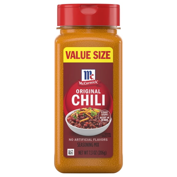 McCormick Chili Seasoning Mix, 7.3 oz Bottle