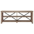 thumbnail image 3 of Evelyn&Zoe Sawyer Rectangular TV Stand for TV's up to 70", Gray Oak, 3 of 8
