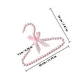 thumbnail image 4 of LIFKOME 3Pcs Pink Small Size Hangers for Baby Clothes Drying, 4 of 8