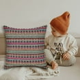 thumbnail image 2 of Soft Zippered Boho Decorative Striped Throw Pillow Covers for Bedroom, 2 of 4