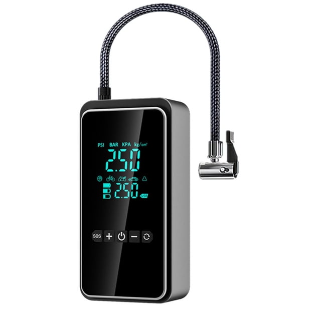 Car Tire Pump Flexible Storage Portable Led Lighting for Cars Automatic High-Pressure Detection of Car Tires Wired In Car Blast Pump Tire Pump for Car Portable