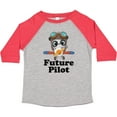 thumbnail image 3 of Inktastic Boys Future Pilot Panda Boys Toddler T-Shirt, 3 of 5