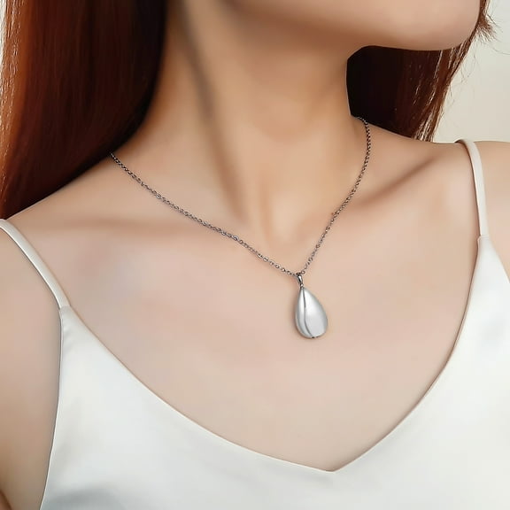 Urn Cremation Memorial Pendant Necklace Ash Holder Mini Keepsake Jewelry