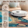 thumbnail image 6 of Design&I 4'x6' Ultra Soft Area Rug, Nautical Turtle Reef Underwater Scene Wave Design Ocean Style None Fluffy Washable Non Shedding for Bedroom Living Room Home Office, 6 of 7